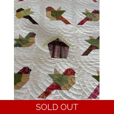 ‘Birds of a Feather’ Quilt by Comberton Quilters.